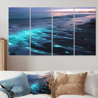 Rutkowski - Beach & Ocean Wall Art Decor Set 4 Piece