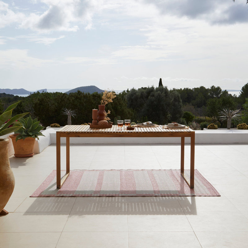 Claycomb Rectangular 7 - Piece 6 - Person 180Cm L Outdoor Dining Set