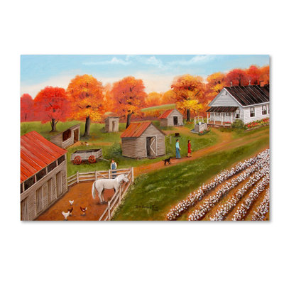 «The Old Homeplace» par Dugazon, reproduction sur toile tendue