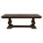 Wandie Rectangular Trestle Dining Table Dark Oak