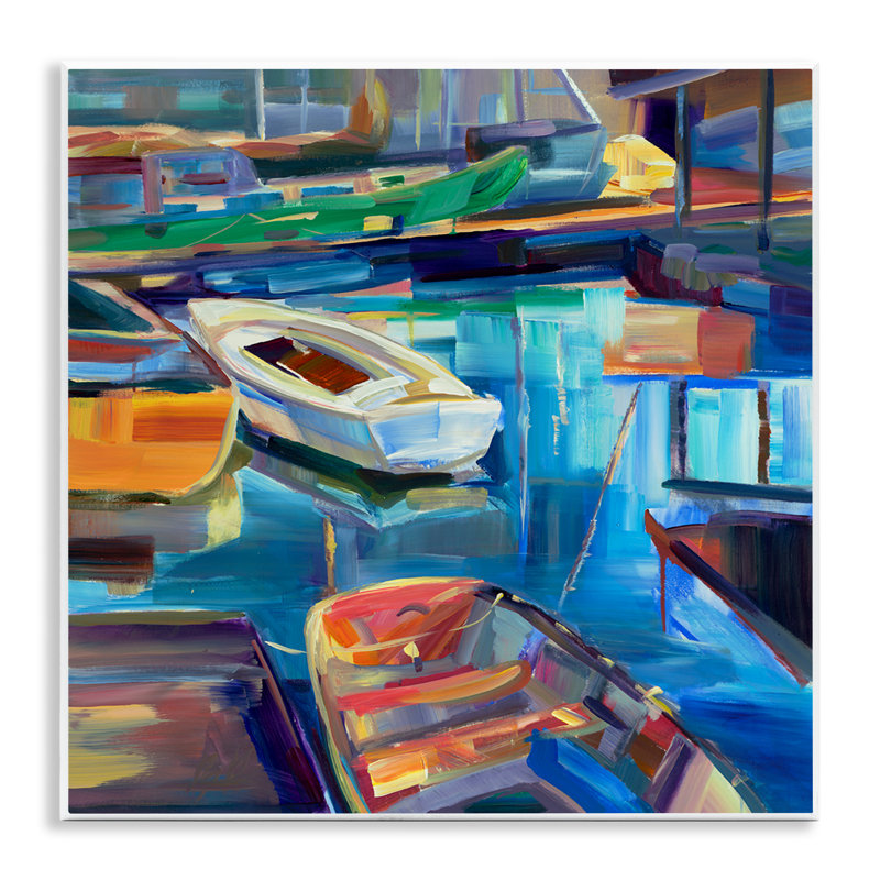 Art mural, "Bateau marina" par Borcherding