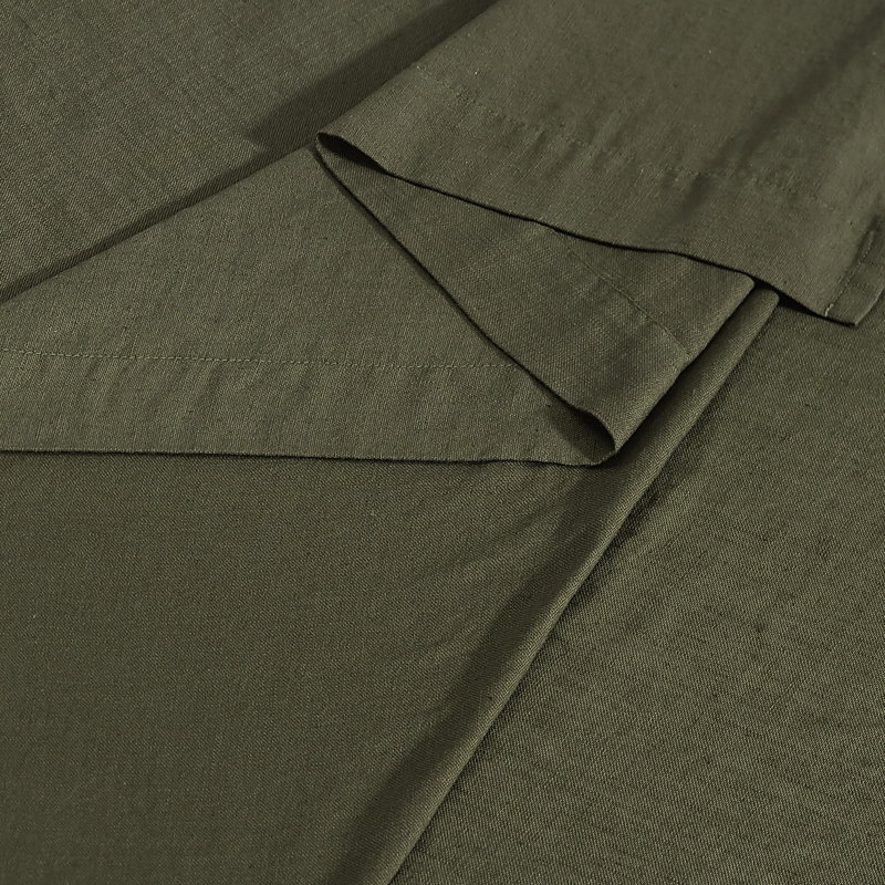 Calvin Klein Soho Cotton Sheet Set, Green, Queen Sheet Set with 2 Pillowcases
