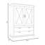 Aleisha 2 Door Manufactured Wood Wardrobe