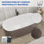 Baignoire de trempage autoportante en acrylique 59 po. X 28 po.