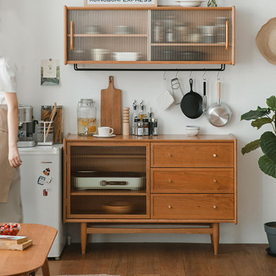 Simple Semi-transparent Storage Cabinet