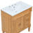 30'' Bathroom Vanity With Ceramic Top