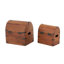 Boîte de rangement décorative en bois Jadis