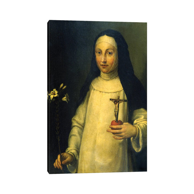 Saint Lucy (Santa Lucia) by Sofonisba Anguissola - Wrapped Canvas Painting, 66.04 cm H x 45.72 cm W x 3.175 cm D
