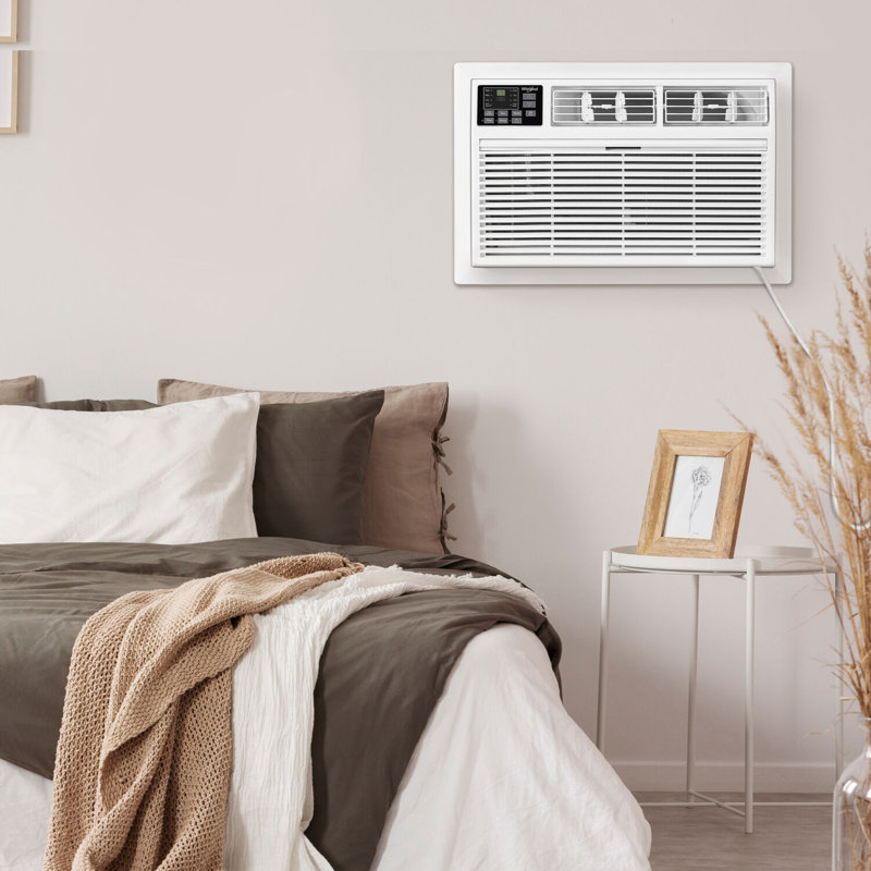 White 10,000 BTU Through-the-Wall Air Conditioner with Remote Control