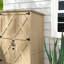 Abri de jardin en bois Outsunny