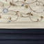 Édredon 7 pièces bleu marine - Grand motif brodé flamme flamme-124957695
