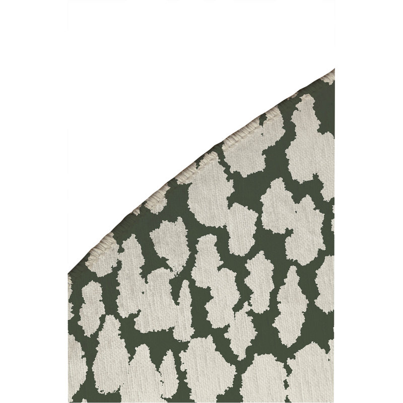 Tapis d'extérieur antidérapant Animal Splat, Rond 5 pi