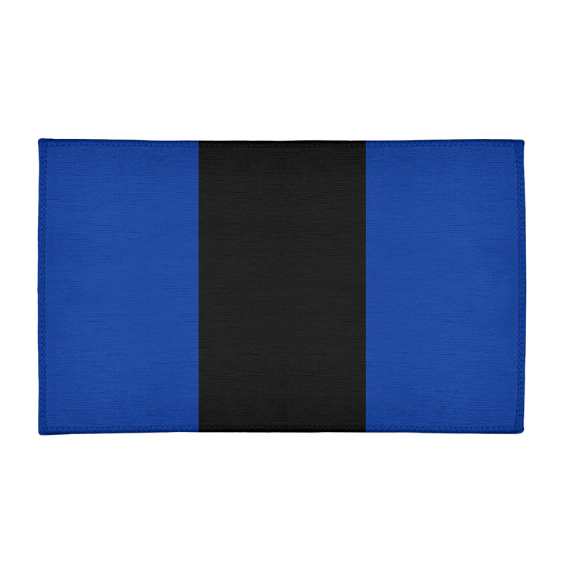 Tapis bleu/noir zone, Rectangle 2 pi x 3 pi