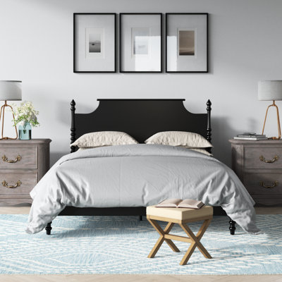 Ensor Solid Wood Modern Platform Bed