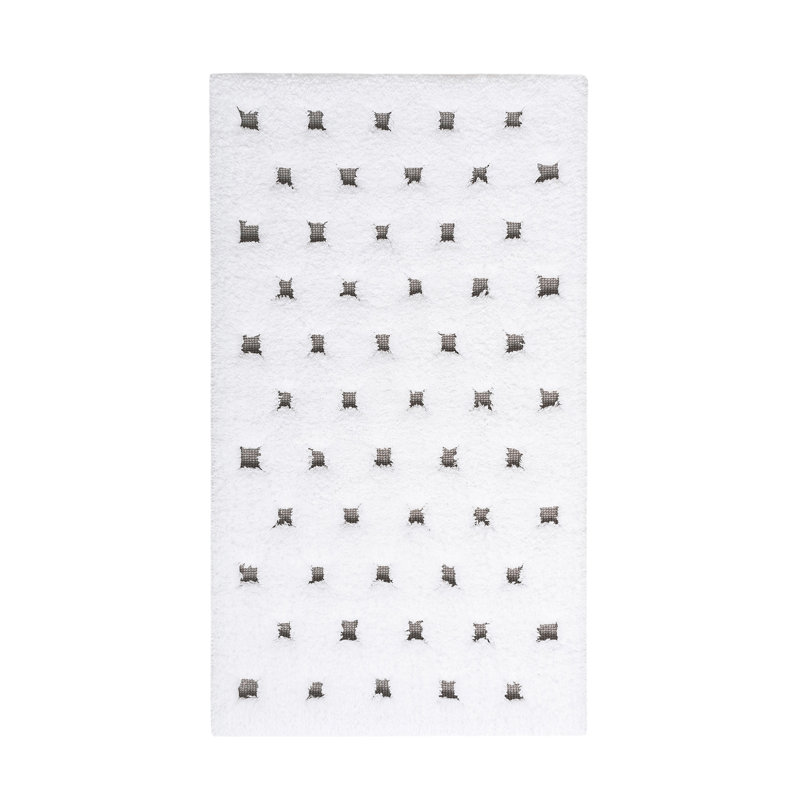 Capri Geometric Bath Rug, 24" W x 39" L