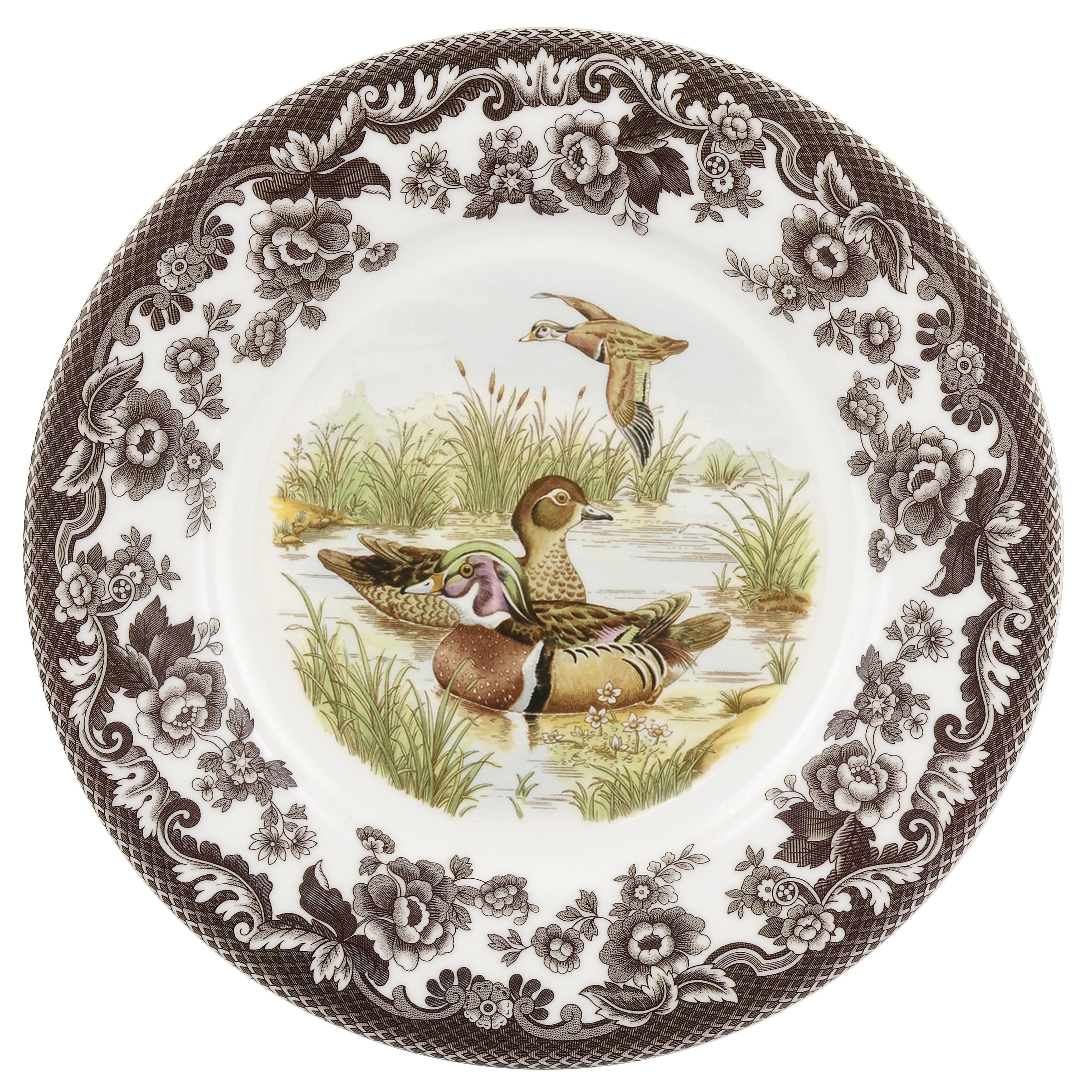 Spode Woodland Luncheon Plate 9" Wood Duck | Wayfair