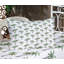 Drap-housse et coussin décoratif Ambesonne Snowflake, bleu pâle / taupe blanc-106800168