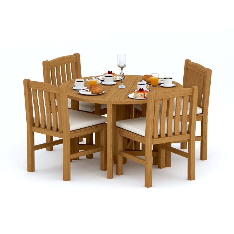 Devon Outdoor 5 - Piece Teak Dining Set