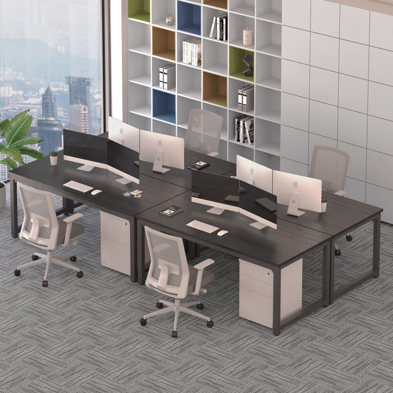 70" Computer Desk,Large Home Office Desk Wide Workstation 1 Inch Thicker Tabletop For Writing,Black