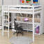 Lit mezzanine double avec tiroirs Andhy Kids