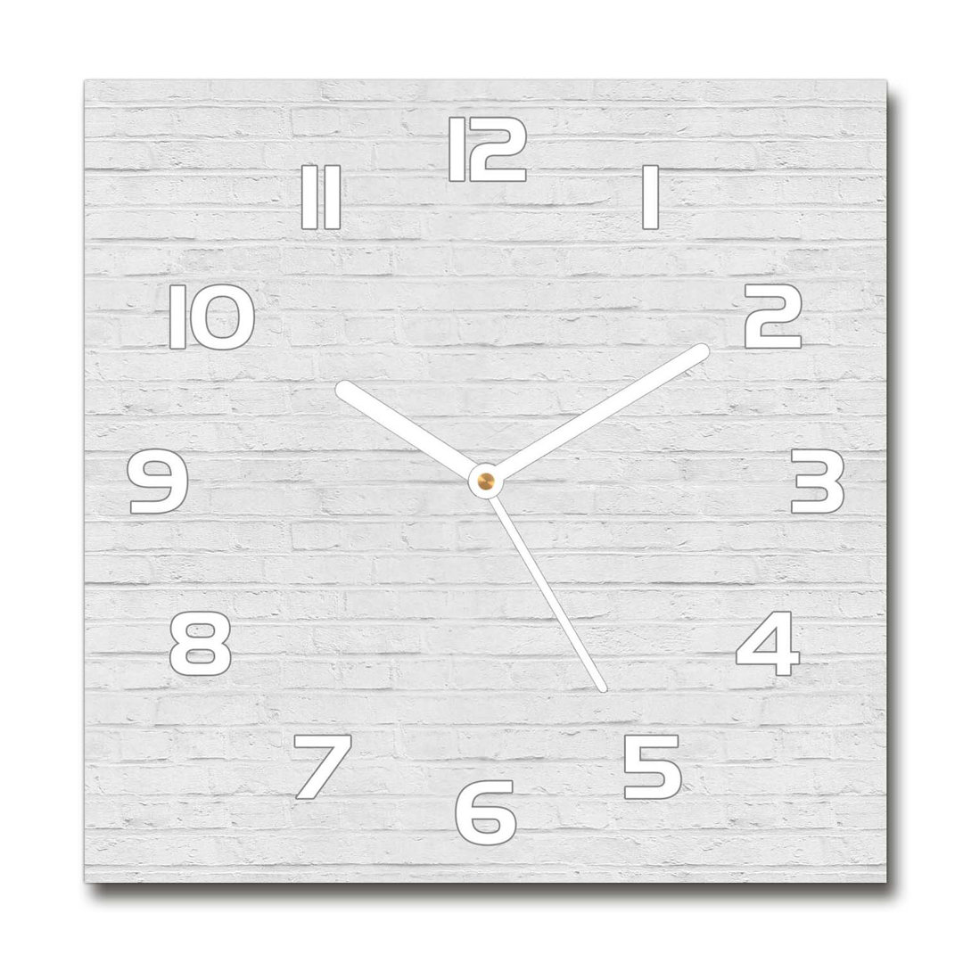 Analoge Wanduhr Jowan Brick Wall 60 cm Geräuschlos