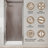 32"-34"W X 72"H Semi-Frameless 180° Rotatable Pivot Shower Door With 1/4 Inches Tempered Glass-120349527
