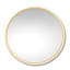 Shagreen Flat Engineered Wood Wall Mirror