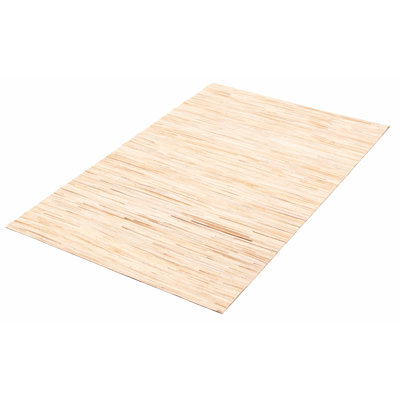 Tapis ivoire en peau de vache Breckler