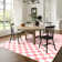 Fillender Plaid Area Rug Checkered Rug Washable Rugs For Living Room Carpet
