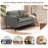 57.9" Velvet Loveseat Sofa,Upholstered Loveseat Couch With 2 Extra Soft Cushions & Convenient Side Storage,Comfortable And Stylish Two-Seater,Modern Sofa For Apartments, Studios, Offices & Small Spaces-499682891