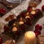 Wood Tabletop Tealight Holder