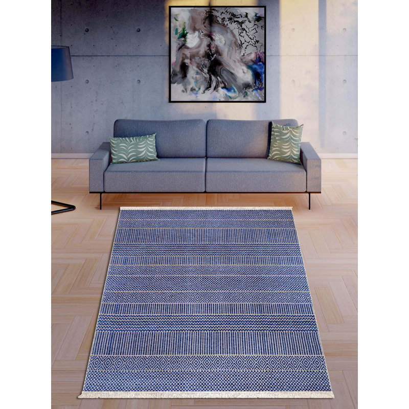 Raylynne Geometric Machine Made Indoor / Outdoor Area Rug, Rectangle 200 x 290cm