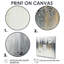 «Gentle Grey Serenity», reproduction d'art sur toile-1178032241-1178032243