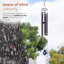 51" Brown Metal Windchime with Hummingbird Windcatcher