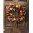 20" Artificial Mixed Apple Pomegranate & Leaf Wreath on Natural Twig Base