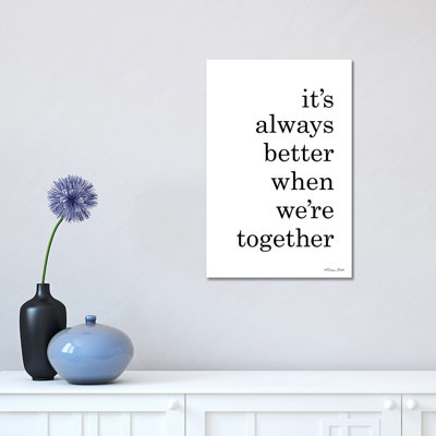 Better Together by Susan Ball - Print on Canvas