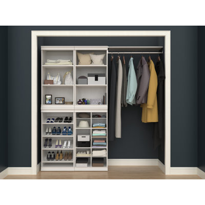 Modular Storage 68.76" W - 78" W Closet System