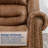 Heated Massage Swivel Rocking Recliner-1983492149