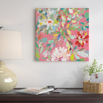 Dahlias iii, impression sur toile tendue
