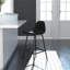 Henrine Upholstered Counter Stool with Metal Frame-1118811361