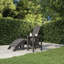 Raunds Square Metal Outdoor Side Table , 38cm cm W 38cm cm D-1842010095