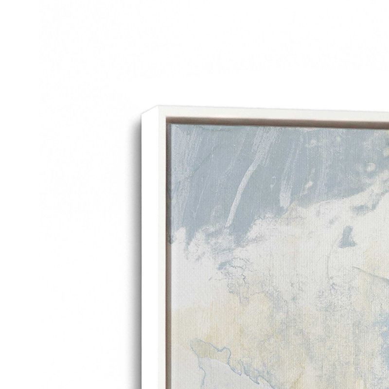"Texture Collage I" par June Erica Vess, reproduction d'art sur toile, H 12 po x l 12 po, Blanc