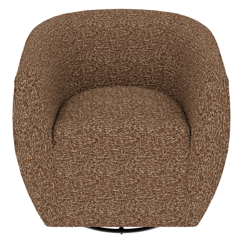 Chaise pivotante, Polyester brun