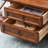 Solid Ash Wood Coffee Table with Dovetail Drawers-53474055