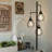 Teardrop 68 in. Industrial 3-Light LED Energy Efficient Floor Lamp with 3 Metal Shades-115986911