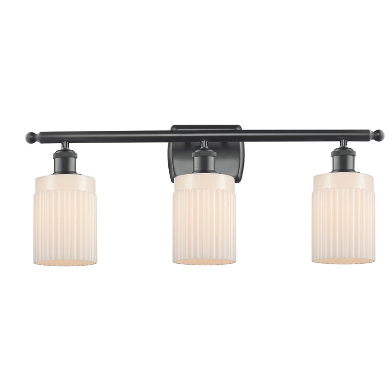 Kamena 3 - Light Dimmable Vanity Light, Matte Black, Matte White, 6 Watt Vinage LED Bulb