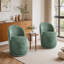 Upholstered Chenille Swivel Barrel Chair-1673900918