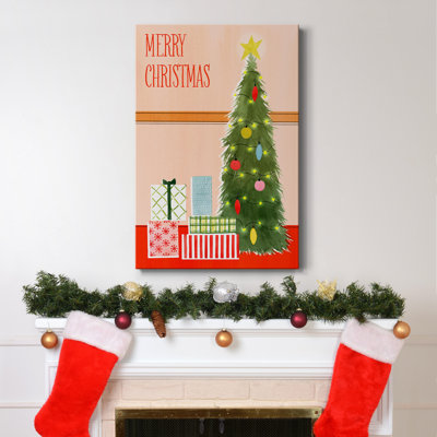 " Christmas Stockings Collection B " Painting Print