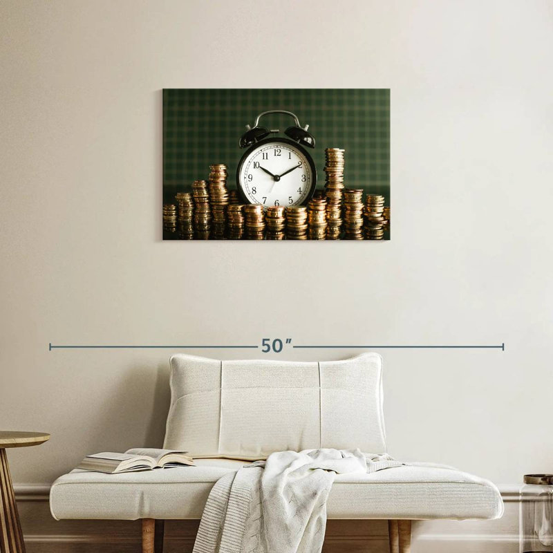 Le temps Kerner est de l'argent, H 20 po x l 30 po
