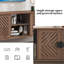 Meuble télé 63 po avec tablettes à 2 couches-97065494